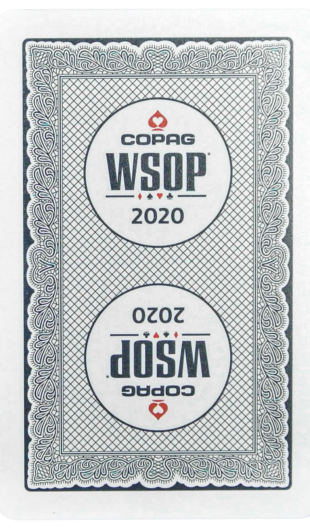 BARCODE MARKED CARDS COPAG WSOP 2020 BRIDGE SIZE REGULAR
