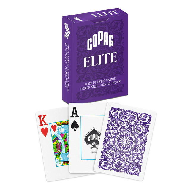 UV MARKED CARDS COPAG ELITE POKER SIZE JUMBO