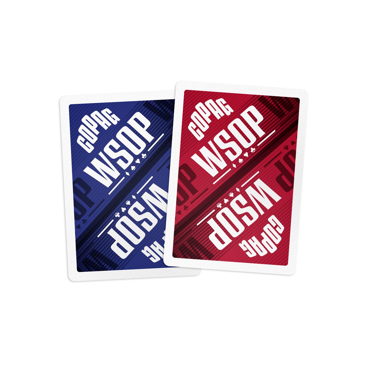 BARCODE MARKED CARDS COPAG WSOP POKER SIZE JUMBO