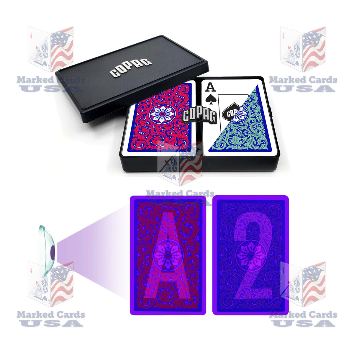UV MARKED CARDS COPAG NEOTERIC BRIDGE SIZE JUMBO