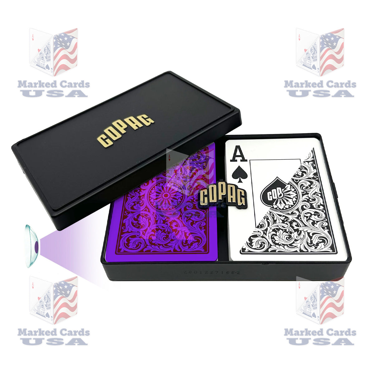 UV MARKED CARDS COPAG POKER SIZE JUMBO