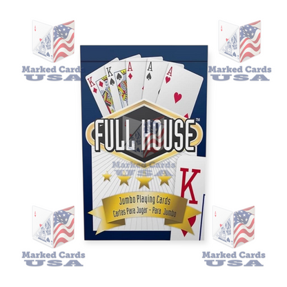 Full House Poker Size Jumbo Infrared Marked Cards