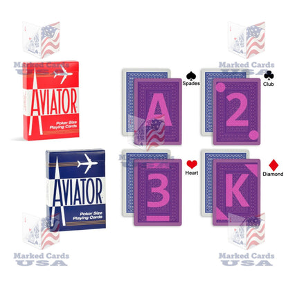 UV MARKED CARDS AVIATOR STANDARD