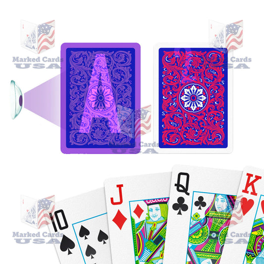 UV MARKED CARDS COPAG NEOTERIC POKER SIZE JUMBO