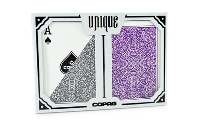 UV MARKED CARDS COPAG UNIQUE POKER SIZE REGULAR