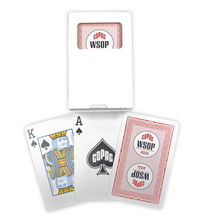 UV MARKED CARDS COPAG 2021 WSOP BRIDGE SIZE REGULAR