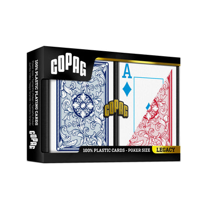 BARCODE MARKED CARDS COPAG LEGACY POKER SIZE JUMBO
