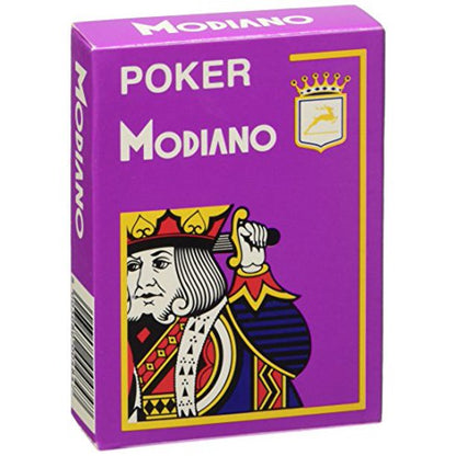 BARCODE MARKED CARDS MODIANO CRISTALLO POKER 4 PIP JUMBO