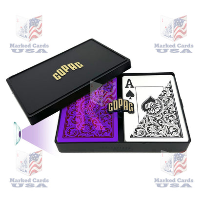 UV MARKED CARDS COPAG POKER SIZE JUMBO