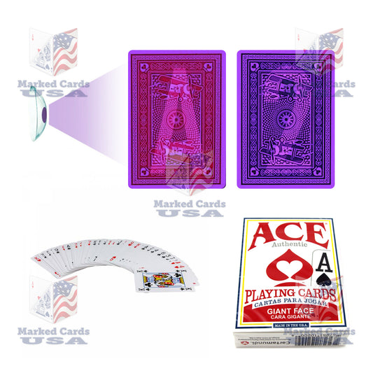 UV MARKED CARDS ACE GIANT FACE