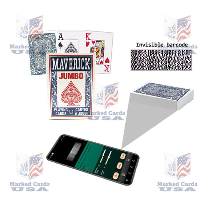 BARCODE MARKED CARDS MAVERICK JUMBO