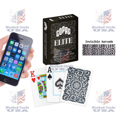 BARCODE MARKED CARDS COPAG ELITE POKER JUMBO