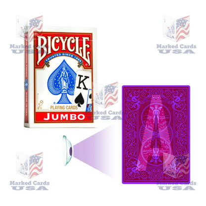 UV MARKED CARDS BICYCLE JUMBO