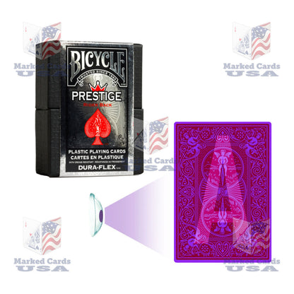 UV MARKED CARDS BICYCLE PRESTIGE RIDER BACK